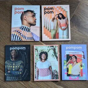 Pompom Quarterly Magazines No. 29, 35, 43, 44 NEW